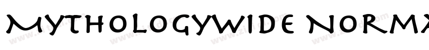 MythologyWide Normal字体转换
